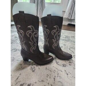 Canyon Trails Women's Western Rodeo Cowboy Boots Brown size 8M